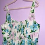 Old Navy Linen-Blend Fit & Flare Midi Sundress Women 2X Cottagecore Coquette Photo 9