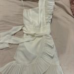 The Clothing Company White ruffle dress Photo 1