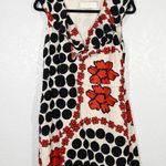 Anthropologie Leifsdottir x White Navy Abbey Rose Boutonniere Dress Size 6 Photo 1