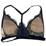 Victoria's Secret Victoria Secret Navy Lace Front Clasp Bralette Photo 1