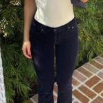 Ralph Lauren Y2K  navy blue corduroy low rise straight leg pants size 4 Photo 0