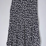 ZARA  Black And White Floral‎ Maxi Skirt Size 4 Photo 0