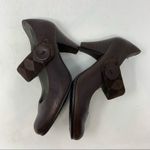 Born 6.5 Brown Leather Mary Jane Heel Pump W61241 Photo 5