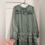 Current Air Anthropologie Layered Ruffle Midi Dress Photo 4