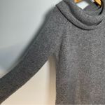 Dreamers Grey Cowl Neck Sweater Neutral Oversized Lagenlook Chunky Knit Look Minimal M L Photo 2
