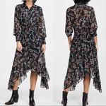 MISA Los Angeles  Zahra Paisley Dark Floral Midi Dress Size small Photo 4