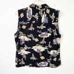 Harley Davidson Motorcycles Biker Black Graphic Button Up Sleeveless Shirt Sz L Size L Photo 1