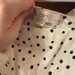 Loft Dotted Tie Back Flare Dress Size 8 Photo 4