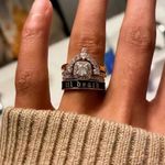 TIL DEATH Gold and Black Bridal Band Size 5 Photo 1