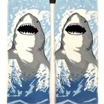 Odd Sox Jaws Movie Crew Socks Mens Womens Blue Crew Socks Film Fun Novelty Gift Photo 3
