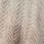 Fever Fuzzy Faux Fur Coat Women's Medium Light Gray Button Neck Closure Lined Photo 5