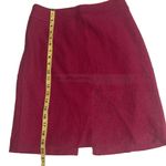 Banana Republic Wool Blend Magenta Mini Skirt Career Size 2 Photo 1