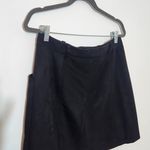 Philosophy  Faux Suede Black Mini Skirt Size 12 Black Mini Skirt Photo 4