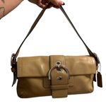 Coach Vintage Y2k Soho Saddle Tan Flap Shoulder Bag Photo 2