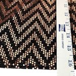 Chic Zigzag Patterned 2pc Skirt Set Black and Gold Dress Size M Photo 7