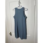 Eddie Bauer Slate Blue Gray Sleeveless Athletic Tank Mini Dress Women's Small Photo 2