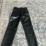 Aritzia  Wilfred the Melina high waisted straight leg vegan black leather pants  Photo 9