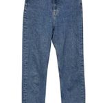 & Other Stories & Other Stories High Rise Straight Leg Raw Hem Cropped Jeans Medium Wash Size 24 Photo 0