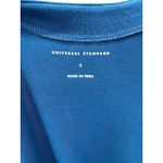 Universal Standard Twirl Wrap Dress Blue Size S 14-16 Sleeveless Tiered Midi Photo 4