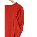 Ann Taylor Scoop Neck Coral Ribbed Short Sleeve Top Women's Size Small Photo 3