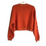 Boyish Crop Pullover S Graphic "Cool To Care" Gender Neutral Gorpcore Boho NWT Photo 2