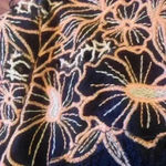 Free People black gauze thermal long sleeve top size XS Photo 8