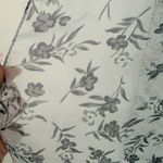 Vintage Blue Floral Sheer Lightweight Long Rectangle Scarf India Accessory Photo 4