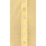 LIONESS  Untamed Short Sleeve Top in Butter Yellow Small New Womens Knit Photo 11