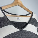 Calvin Klein  Striped V-Neck Sweater (Medium) Photo 4