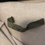 Revolve‎ Enza Costa Nude Sweater Knit Off Shoulder Midi Dress Size Medium Tan Photo 3