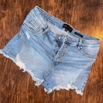 Kendall + Kylie Lightwash Denim Shorts Photo 0