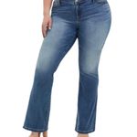 Torrid NWT  Slim Boot Cut Jeans Denim Distressed Blue 18 Tall Photo 0
