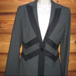 BCBGMAXAZRIA NWOT Gray Blazer Pants Jacket Suit Set Photo 2