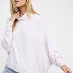 Free People EUC Slouchy Ribbed Top Photo 0