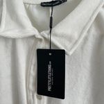 Pretty Little Thing Cream Petite Towelling Romper Photo 3