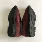 Clarks Suede Leather Loafers Slip On burgundy Shoes Womens Size 10M Photo 5