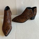 Sanctuary Revel Booties Calf Hair Leopard Print Western Block Heel Sz 6.5 NWOT Photo 1