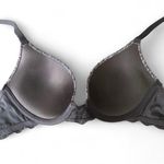 SO  Bra 32A Gray Padded Underwire Adjustable Clasp Back Photo 6
