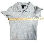 Christian LaCroix  Light Gray Merino Wool Top Photo 6