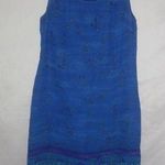 Amorose 14 Lapis Lime Gorgeous Shift Dress Plus Blue Photo 0