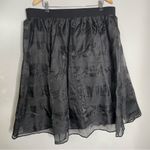 Torrid  Tulle Stripe Mesh Alpine Midi Holiday Party Skirt Size 2 Photo 2