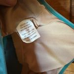 Kortni Jeane swimsuit! Blue green, teal V’d crop top swimmer size small! Photo 3