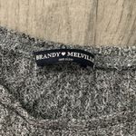 Brandy Melville  gray ribbed short sleeve Photo 1