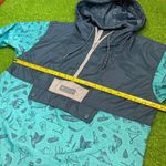 Columbia  Size M Lightweight Windbreaker Jacket Hooded‎ Camping Novelty Hiking Photo 2