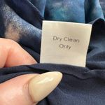 Parker navy blue & cream tie-dye silk mini dress size XS Photo 8