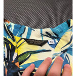 Jams World ‎ 50 Years Hawaiian Button Shirt Blouse Floral Tropical Size Medium Photo 2