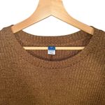 Old Navy Sweater Dress Womens Sz 4X Brown Knit Ribbed Stretch Neck Pullover Photo 4