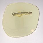 Hand Painted Vintage McFarlin Owl Brooch Brown Photo 2