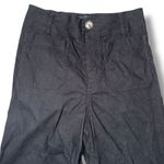 Maeve by Anthropologie The Colette Wide Leg Cropped Pants Black Size 29P Photo 4