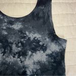 Calvin Klein  Performance Black Tie Dye Twist Back Cropped Tank Top Size Small Photo 3